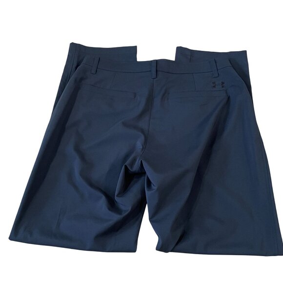 Under Armour Hybrid Pants Men's Size 34x32 Black Loose Fit Golf Casual - Picture 3 of 5